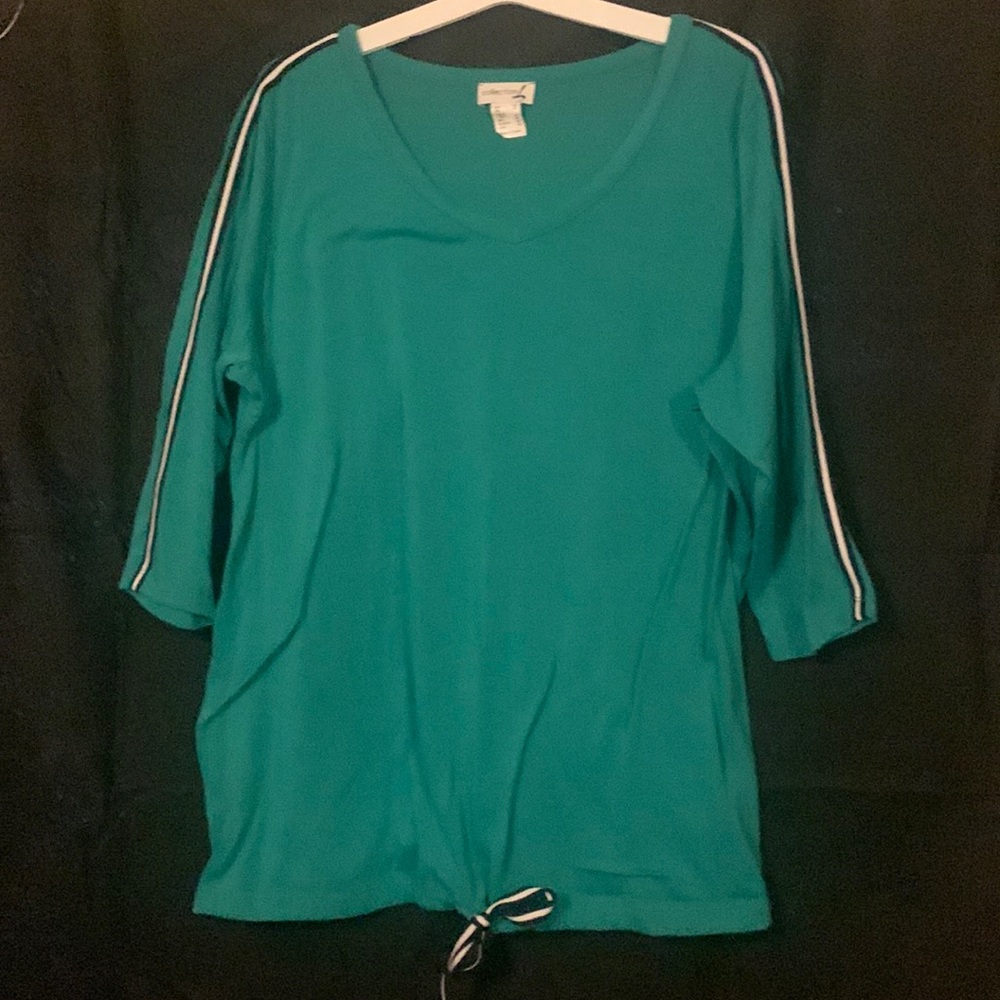 Shirt with drawstring waist